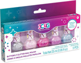 3C4G Butterfly Glitter Nail Polish Set 5 - Pack 10051 - Colorland Toys